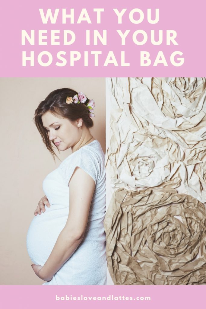 What To Pack For Mom's Hospital Bag.  The important must have items your need in your hospital bag. Pregnancy and maternity article by Babies Love and Lattes, a motherhood blog by Jessica Linn.