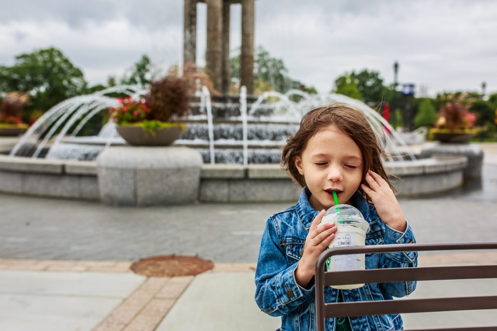 Kid Friendly Starbucks Drinks | Caffeine Free Starbucks Menu by parenting and lifestyle blog Babies Love & Lattes.