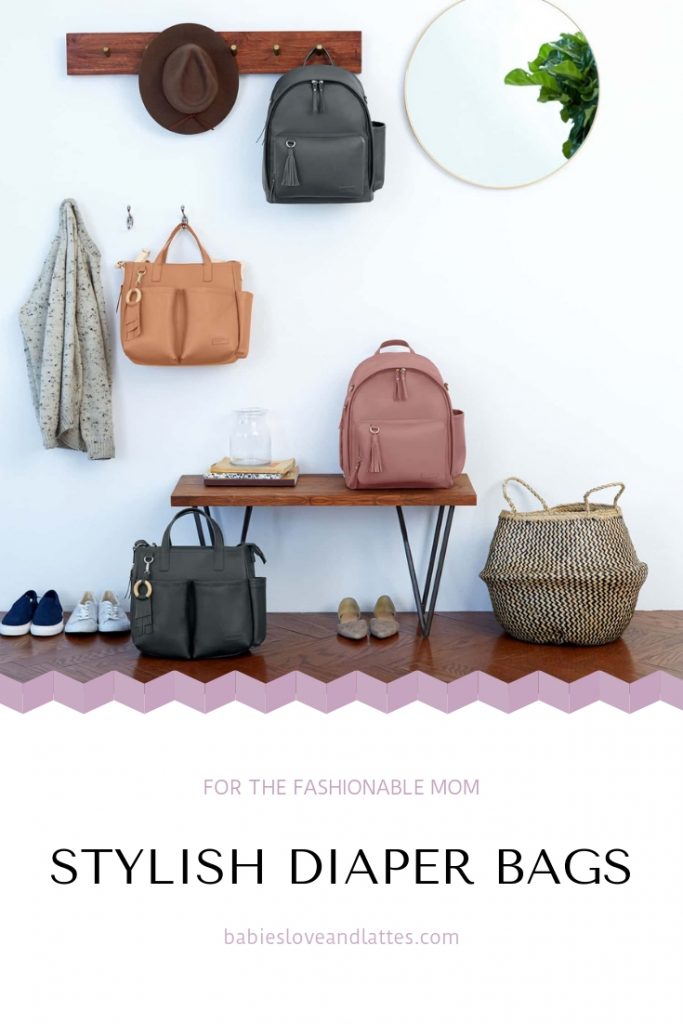 Trendy Diaper Bags For Stylish Fashionable Moms. I've rounded up the most stylish diaper bags available at a reasonable price!  These cute bags will keep you feeling like the trendsetting mamma you are!