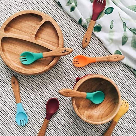 Baby & Kid Dishes | Cute Dishes, cups, bowls, plates, & utensils for kids and babies. bamboo silicone