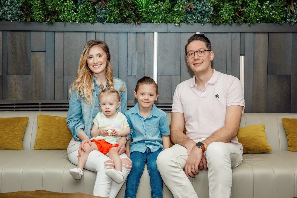Family Photo Shoot at Renaissance Hotel in North Hills Raleigh by popular North Carolina blogger Jessica Linn, owner and author of Babies, Love, & Lattes and Linn Style