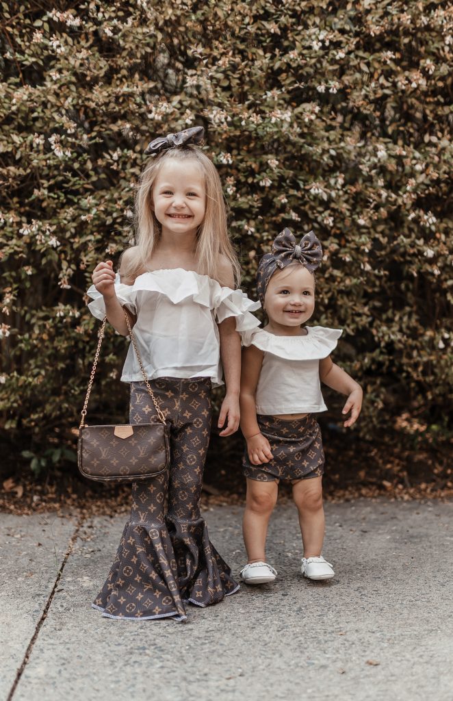 Catalina & Rosa OOTD Tuesday | Louis Vuitton Inspired Outfit | Babies,  Love, and Lattes